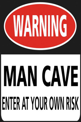 

PW Warning mane cave Wall Poster 13*19 inches Matte Finish Paper Print(19 inch X 13 inch, Rolled)