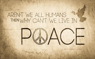 

PEACE WALL POSTER PRINT ON 13X19 INCHES 3D Poster(13 inch X 19 inch, Rolled)