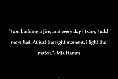 

PW Mia Hamm Quote Wall Poster 13*19 inches Matte Finish Paper Print(19 inch X 13 inch, Rolled)