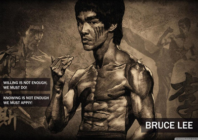 

bruce lee ripped lee Wall Poster POSTER PRINT ON 13X19 INCHES Paper Print(19 inch X 13 inch, Rolled)