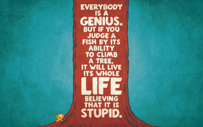 

PW - Albert Einstein Quotes Wall Poster 13*19 inches Matte Finish Paper Print(19 inch X 13 inch, Rolled)