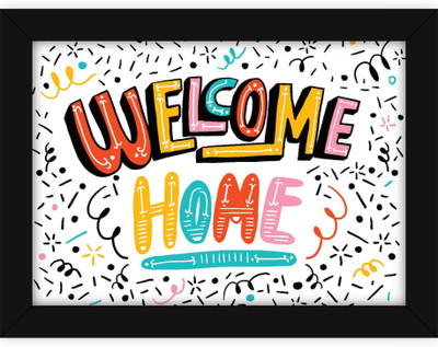 

PW Welcome Board - Quirky With Stylish For Home Décor Wall Poster 13*19 inches Matte Finish Paper Print(19 inch X 13 inch, Rolled)