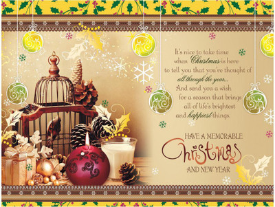 

MERRY CHRISTMAS POSTER FINE QUALITY N POSTER PRINT ON 13X19 INCHES 3D Poster(13 inch X 19 inch, Rolled)