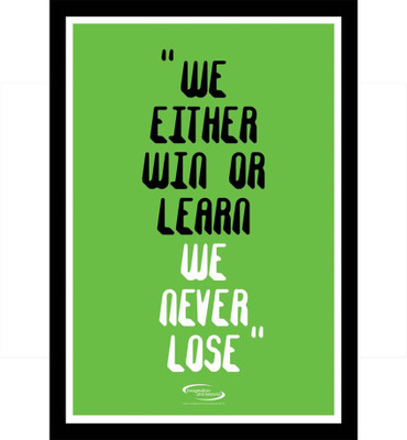 

PW Win Or Learn Wall Poster 13*19 inches Matte Finish Paper Print(19 inch X 13 inch, Rolled)