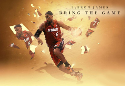 

Lebron James Wall Poster POSTER PRINT ON 13X19 INCHES 3D Poster(13 inch X 19 inch, Rolled)