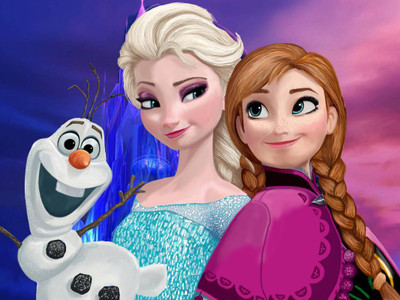 

Movie Frozen Princess Anna Arendelle Elsa Snow Olaf POSTER PRINT ON 13X19 INCHES 3D Poster(19 inch X 19 inch, Rolled)