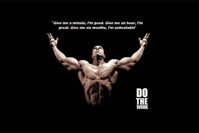 

PW gym motivational do the work Wall Poster 13*19 inches Matte Finish Paper Print(19 inch X 13 inch, Rolled)