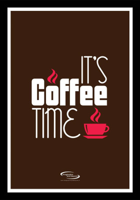 

PW It's Coffee Time Wall Poster 13*19 inches Matte Finish Paper Print(19 inch X 13 inch, Rolled)