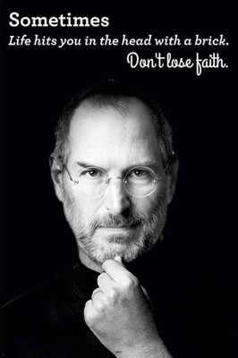 

PW Steve Jobs Quote Wall Poster 13*19 inches Matte Finish Paper Print(19 inch X 13 inch, Rolled)