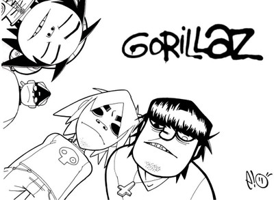 

Music Gorillaz Wall Poster POSTER PRINT ON 13X19 INCHES 3D Poster(13 inch X 19 inch, Rolled)