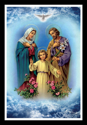 

PW The Holy Family Wall Poster 13*19 inches Matte Finish Paper Print(19 inch X 13 inch, Rolled)