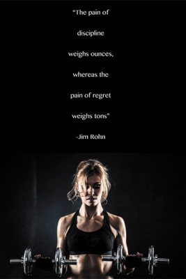 

PW Inspirational Fitness women Wall Poster 13*19 inches Matte Finish Paper Print(19 inch X 13 inch, Rolled)