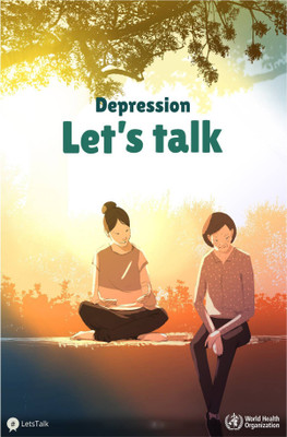 

PW Depression Let S Talk Wall Poster 13*19 inches Matte Finish Paper Print(19 inch X 13 inch, Rolled)