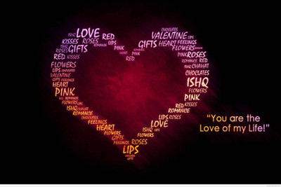 

PW The love of my life quote Wall Poster 13*19 inches Matte Finish Paper Print(19 inch X 13 inch, Rolled)