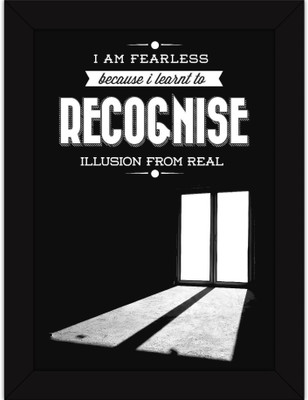 

PW Inspiring Thoughts Wall Photo For Inspiration And Home Decor - I Am Fearless Wall Poster 13*19 inches Matte Finish Paper Print(19 inch X 13 inch, Rolled)