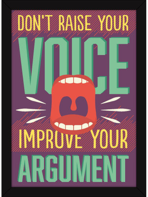 

PW Office s - Inspirational Quotes With For Walls And - Improve Arguments Wall Poster 13*19 inches Matte Finish Paper Print(19 inch X 13 inch, Rolled)