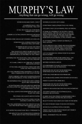 

PW murphy law Wall Poster 13*19 inches Matte Finish Paper Print(19 inch X 13 inch, Rolled)