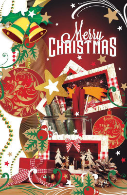 

MERRY CHRISTMAS POSTER HI QUALITY H POSTER PRINT ON 13X19 INCHES Paper Print(19 inch X 13 inch, Rolled)