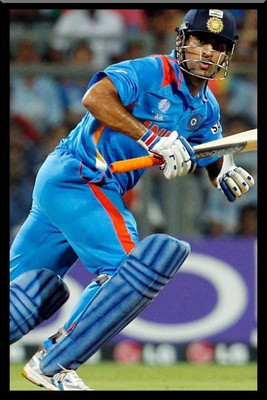 

Wall Poster Mahendra Singh Dhoni POSTER PRINT ON 13X19 INCHES Paper Print(19 inch X 13 inch, Rolled)