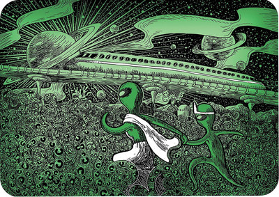 

PW 'Alien Apu Alien Durga' Wall Poster 13*19 inches Matte Finish Paper Print(19 inch X 13 inch, Rolled)