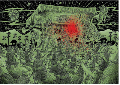 

PW 'The Jatra of the Absurd' Wall Poster 13*19 inches Matte Finish Paper Print(19 inch X 13 inch, Rolled)