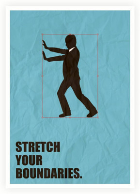 

PW Stretch Your Boundaries Business Quotes Wall Poster 13*19 inches Matte Finish Paper Print(19 inch X 13 inch, Rolled)