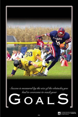 

PW Goals Quote Wall Poster 13*19 inches Matte Finish Paper Print(19 inch X 13 inch, Rolled)