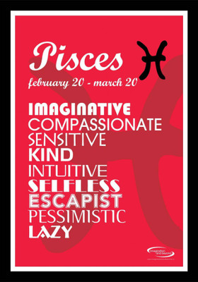 

PW Pisces Wall Poster 13*19 inches Matte Finish Paper Print(19 inch X 13 inch, Rolled)