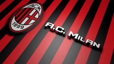 A.C. Milan Soccer Club AC Milan Wall Poster POSTER PRINT ON 13X19 INCHES Paper Print(19 inch X 13 inch, Rolled)