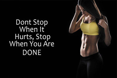 

PW gym motivation po2 Wall Poster 13*19 inches Matte Finish Paper Print(19 inch X 13 inch, Rolled)