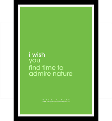 

PW Make A Wish Nature Wall Poster 13*19 inches Matte Finish Paper Print(19 inch X 13 inch, Rolled)