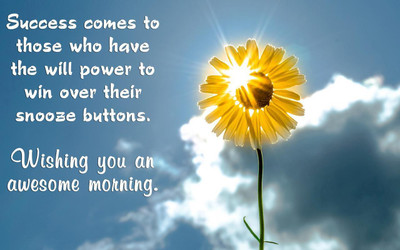 

Awesome Good Morning SUCCESS COME TO POWER POSTER PRINT ON 13X19 INCHES Paper Print(19 inch X 13 inch, Rolled)