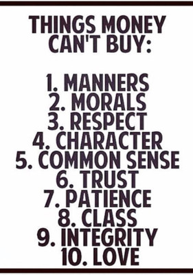 

PW Things money can't buy Wall Poster 13*19 inches Matte Finish Paper Print(19 inch X 13 inch, Rolled)