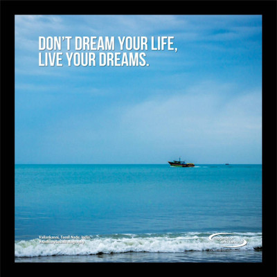 

PW Live Your Dreams Wall Poster 13*19 inches Matte Finish Paper Print(19 inch X 13 inch, Rolled)
