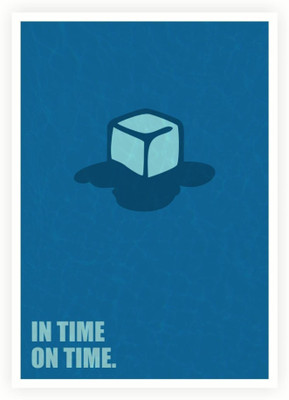 

PW In Time On Time Business Quotes Wall Poster 13*19 inches Matte Finish Paper Print(19 inch X 13 inch, Rolled)