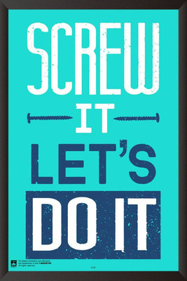 

PW Lets Do ItWall Poster 13*19 inches Matte Finish Paper Print(19 inch X 13 inch, Rolled)
