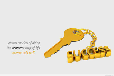

PW Success Key Quote Latest Wall Poster 13*19 inches Matte Finish Paper Print(19 inch X 13 inch, Rolled)