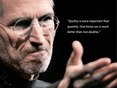 

PW Original Quotes Decorative Steve Jobs Wall Poster 13*19 inches Matte Finish Paper Print(19 inch X 13 inch, Rolled)
