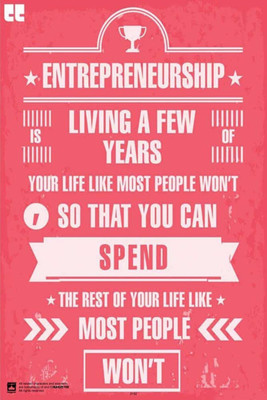 

PW EntrepreneurshipWall Poster 13*19 inches Matte Finish Paper Print(19 inch X 13 inch, Rolled)