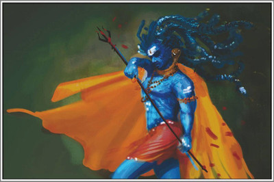 

Dancing shiva Poster POSTER PRINT ON 13X19 INCHES 3D Poster(13 inch X 19 inch, Rolled)