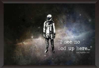 

PW Yuri Gagarin Quote Special Wall Poster 13*19 inches Matte Finish Paper Print(19 inch X 13 inch, Rolled)