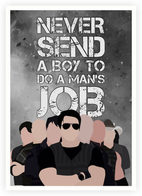 

PW Never Send A To Do A Man's Job Movie Wall Poster 13*19 inches Matte Finish Paper Print(19 inch X 13 inch, Rolled)