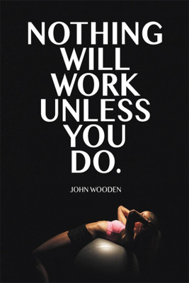 

PW Inspirational Fitness Wall Poster 13*19 inches Matte Finish Paper Print(19 inch X 13 inch, Rolled)