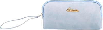 

ESBEDA Drymilk Plain Pouch Pouch(White, Blue), Blue;white