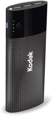 KODAK 10000 mAh Power Bank(Black, Lithium-ion)