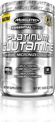 

Muscletech Essential Series Platinum 100% Glutamine(302 g, Unflavored)