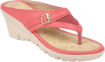 

With The Fashion Women PINK Wedges