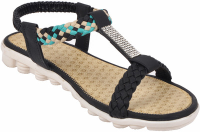 

With The Fashion Women BLACK Flats