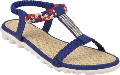 

With The Fashion Women BLUE Flats