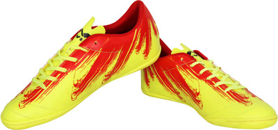 

Nivia COUNTRY COLOR FUTSAL-SPAIN Badminton Shoes For Men(Yellow, Red